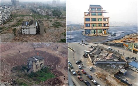 The Toughest Nail Houses Of China Amusing Planet