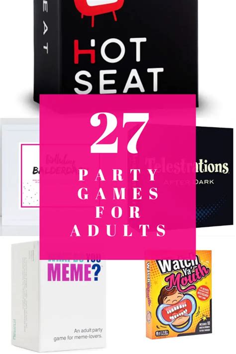 27 Birthday Party Games For Adults Diy Crazy Ideas • A Subtle Revelry