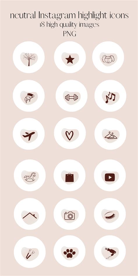 Blush Pink Instagram Story Highlight Icons D6e