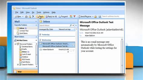 Microsoft® Outlook 2007 How To Display The Contacts List In Windows® 7