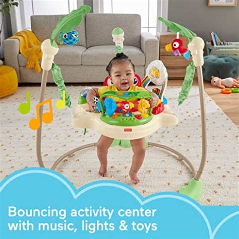 Fisher Price Baby Bouncer Rainforest Jumperoo Activity Center With