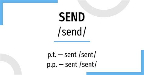 Conjugation Send 🔸 Verb In All Tenses And Forms Conjugate In Past