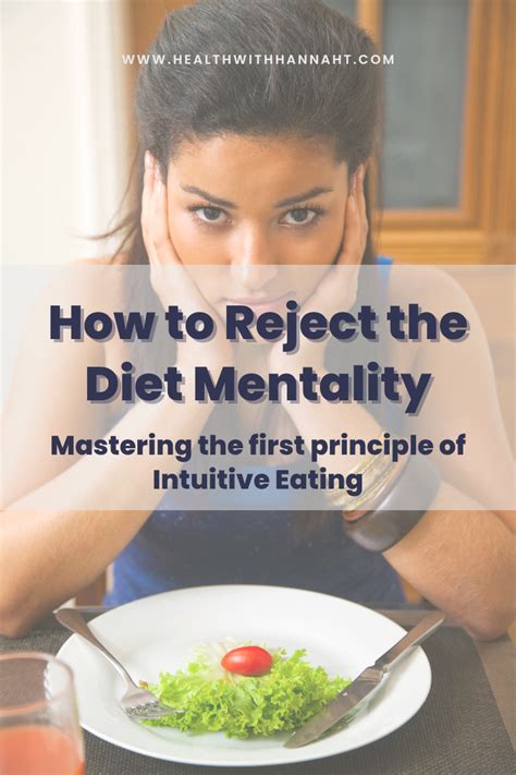 How To Reject The Diet Mentality Intuitive Eating Principle 1 — Dietitian Hannah