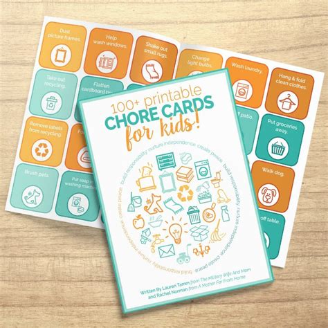 Printable Chore Cards For Kids