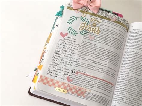 Growing In Jesus Bible Journaling With Lew