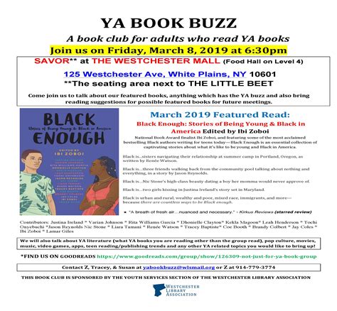 Ya Book Buzz “black Enough”
