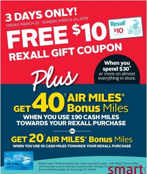 Rexall Pharma Plus Canada New Coupons And Deals Free 10 Rexall T