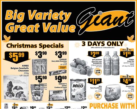 Giant Supermarket Promotions Week 49