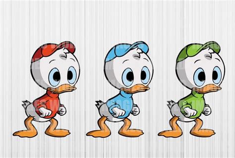 Ducktales Huey Dewey And Louie By Imagesworld On Etsy