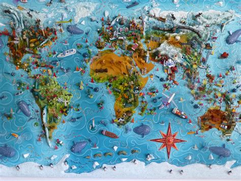 Sara Drake Eurocentric World Map Sara Drake Large 3d W Flickr