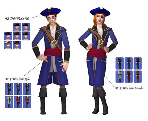 Sims 2 Pirate Clothes