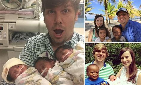 White Couple Give Birth To Black Triplets After Adopting Leftover African American Embryos
