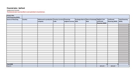 50 Professional Financial Plan Templates Personal And Business
