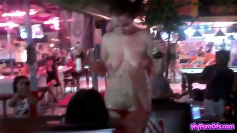 Russian Girl Striptease In Thai Bar Outdoor Eporner