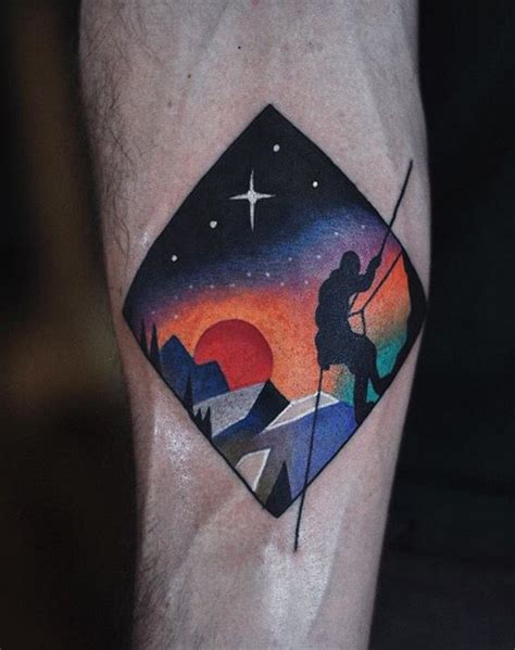 Maybe you would like to learn more about one of these? Technicolor psychedelic rock climber tattoo. - David Cote | Unique forearm tattoos, Tattoos for ...