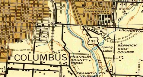 Historic Maps Of Columbus Ohio All Columbus Data