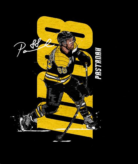 David Pastrnak Vertical Digital Art By Kelvin Kent Fine Art America