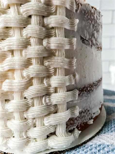 Learn How To Make A Beautiful Basket Weave Cake Design