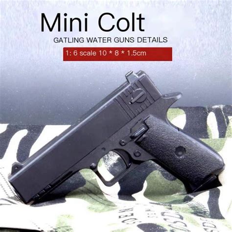 Mini Alloy Pistol Desert Eagle Glock Beretta Colt Toy Gun Model Shoot