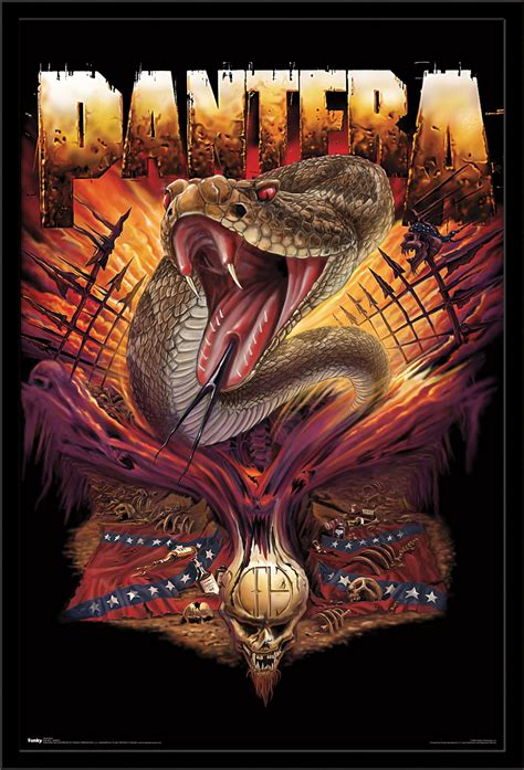 Pantera Serpent Heavy Metal Bands Rock Band Posters