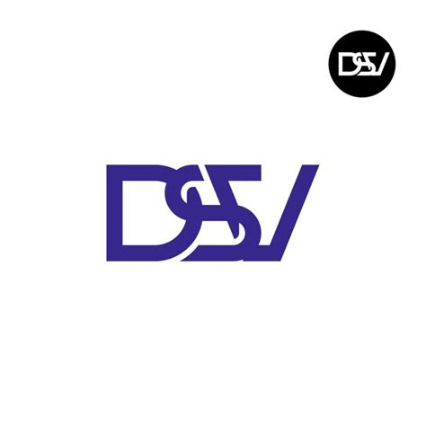 Diseño De Logotipo Con Monograma De Letra Dsv Vector Premium