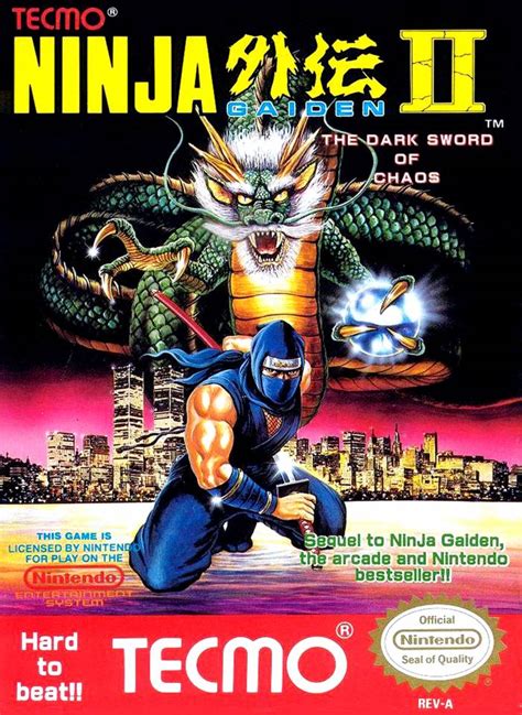 Ninja Gaiden Ii The Dark Sword Of Chaos Game Giant Bomb