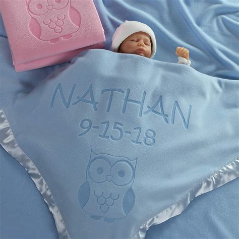 45 Personalized Fleece Baby Blanket Boy Or Girl Newborn Infant T