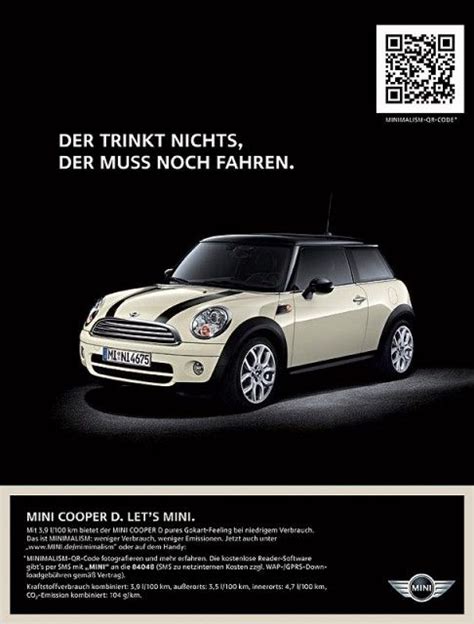 Mini Marketing Magazine Advert For The Mini Cooper D In Germany Mini