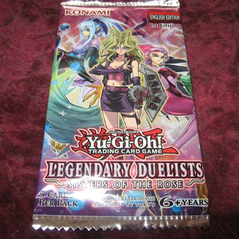 Legendary Duelist Sisters Of The Rose Yu Gi Oh Booster Paket