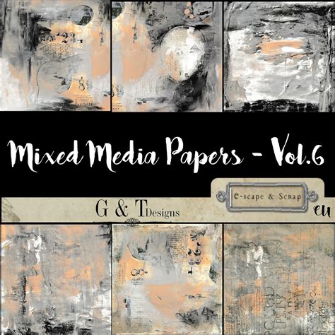G And T Blogspot Mixed Media Papers Hidden Layers Kit And Freebies