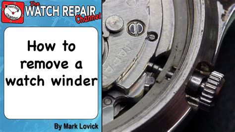 But in my opinion, this is how you should watch a movie: How to Remove A Watch Winder or crown and stem. Watch ...