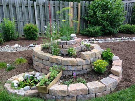 How To Build A Spiral Herb Garden Spiral Garden Design