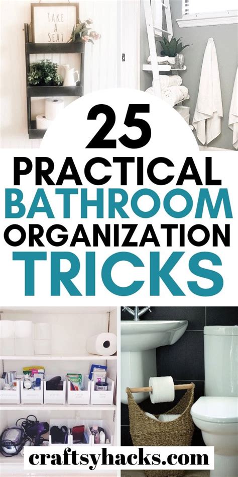 25 Bathroom Organization Hacks You Need To Know Craftsy Hacks