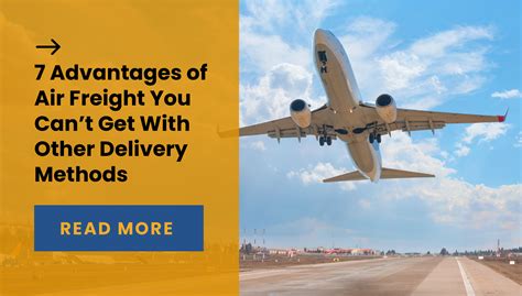 7 Advantages Of Air Freight You Cant Get With Other Delivery Methods