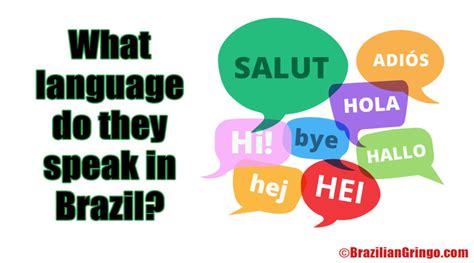 Assigning hard data, in the form of x million native speakers, to any of these languages is. What language do they speak in Brazil? | Brazilian Gringo