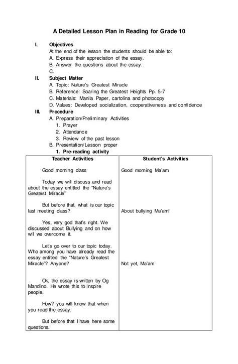 6th Grade Reading Comprehension Worksheets Multiple Choice A Detailed