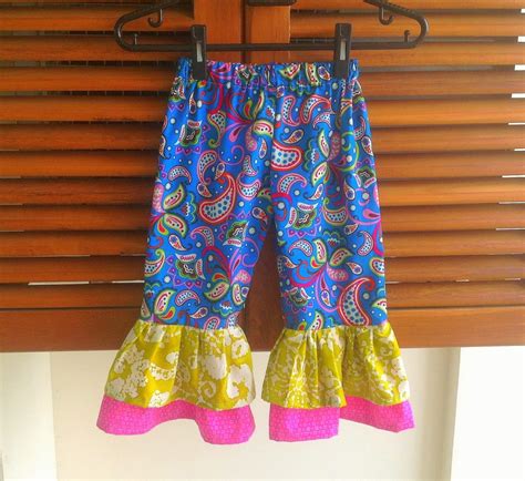 Ruffle Pants Sewing Pattern For Girls Girls Pants Pattern Sew