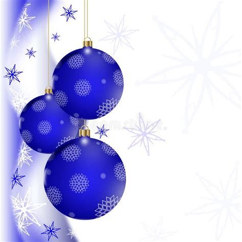 Cartão azul do Natal ilustração stock Ilustração de horizontal 41654026