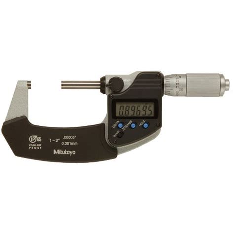 Mitutoyo Coolant Proof Micrometer Range 1 2 W Ratchet Friction