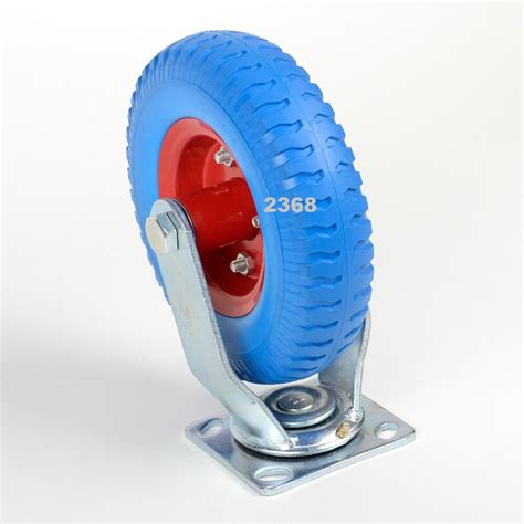 8 Knobby Swivel Wheel Outdoor Terrain Rough Surface Rubber Tire Caster