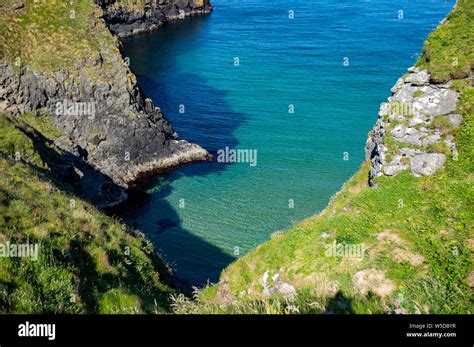 Coastal Cliffs In Ballintoy Northern Ireland Stock Photo Alamy