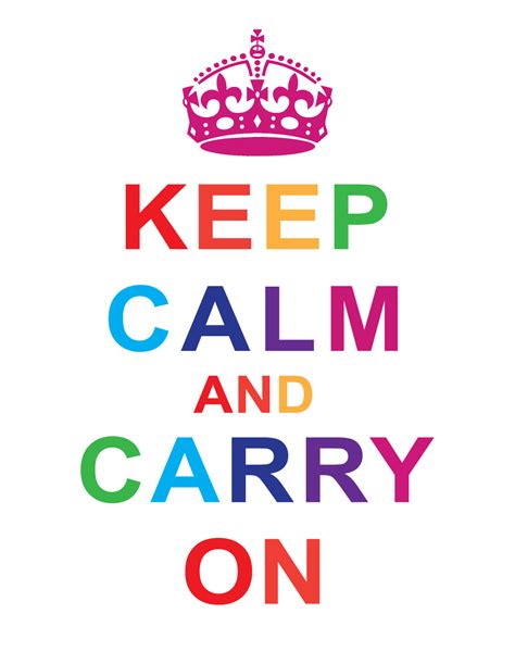 Keep Calm And Carry On Original Keep Calm And Carry On Poster