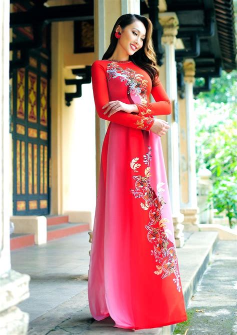 Pin On Ao Dai Vietnamese Tradition Dress Hot Sex Picture