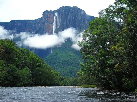 Free Download Angel Falls Bolivar Venezuela Waterfalls Hd