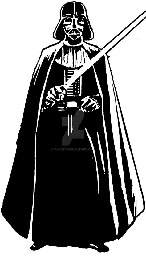 Darth Vader Clipart Black And White 20 Free Cliparts Download Images