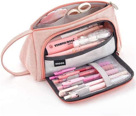 Pencil Case Bysou Big Capacity Pencil Pen Case Bag Pouch Holder For