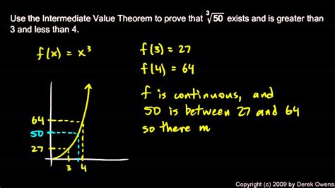 The value of a college education; Calculus 2.7b - Intermediate Value Theorem Examples - YouTube