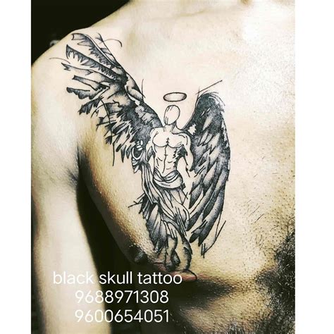 Details More Than 74 Skull Angel Tattoo Super Hot Esthdonghoadian