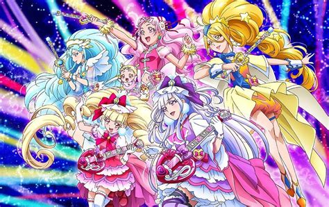 Hugtto Precure Animes New Visual Shows 5 Precure Girls Together