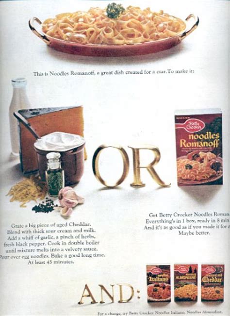 1964 Betty Crocker Noodles Magazine Ad 4214
